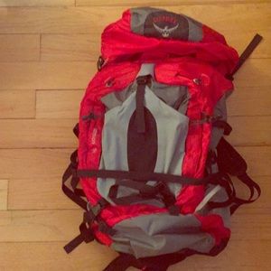 Osprey 50L hiking backpack